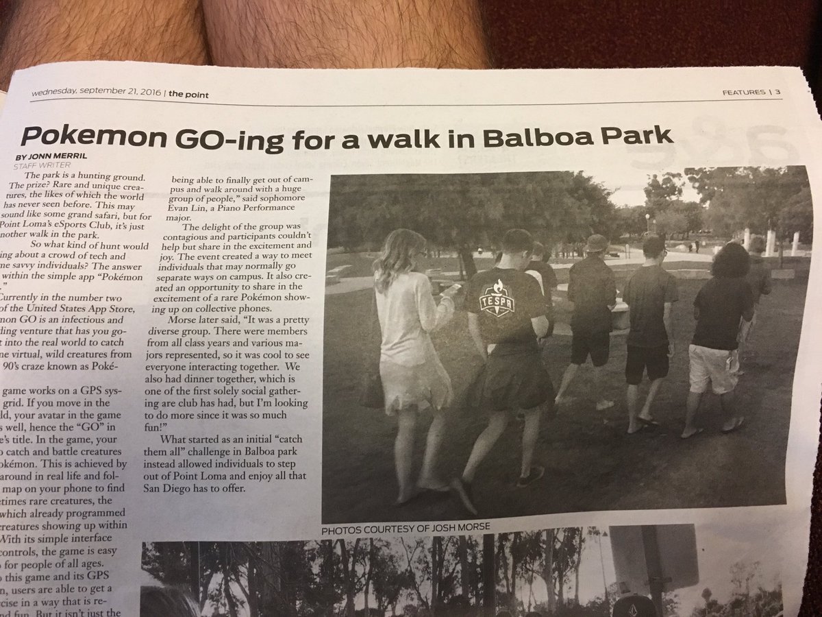 PLNUeSports's tweet photo. Making it into school papers, repping @TeamTespa https://t.co/vAMe4IYXVt