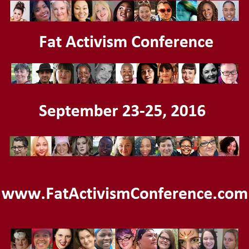danceswithfat's tweet photo. Fat Activism Conference starts Friday! Live + recordings. Kick ass speakers, pay what you can afford option. https://t.co/vQ5VLvLgk6 https://t.co/75VhhPJ7sK