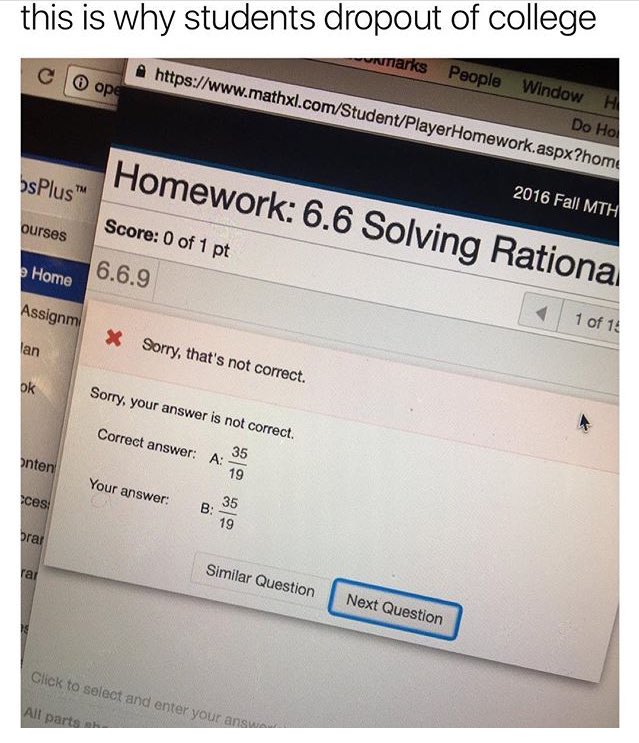Looue_'s tweet photo. This got me so mad especially when you have 10 trials and you tried it 8 times #webwork #wileyplus https://t.co/2FVUP6UUZQ