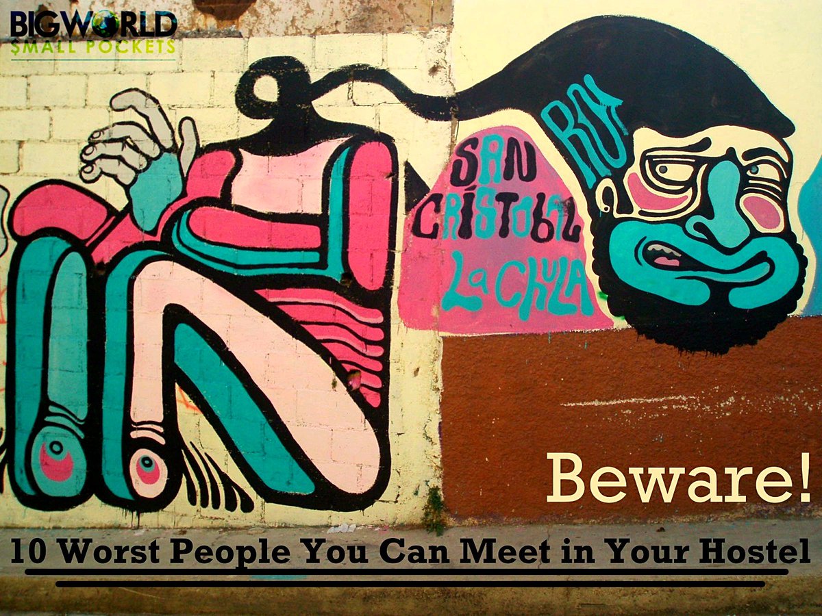 bigwsmallp's tweet photo. Beware! The 10 Worst People To Meet in Your Hostel! https://t.co/FNtaSGsbeM #BWSP #backpakcing #travel https://t.co/muBO5zcYqR