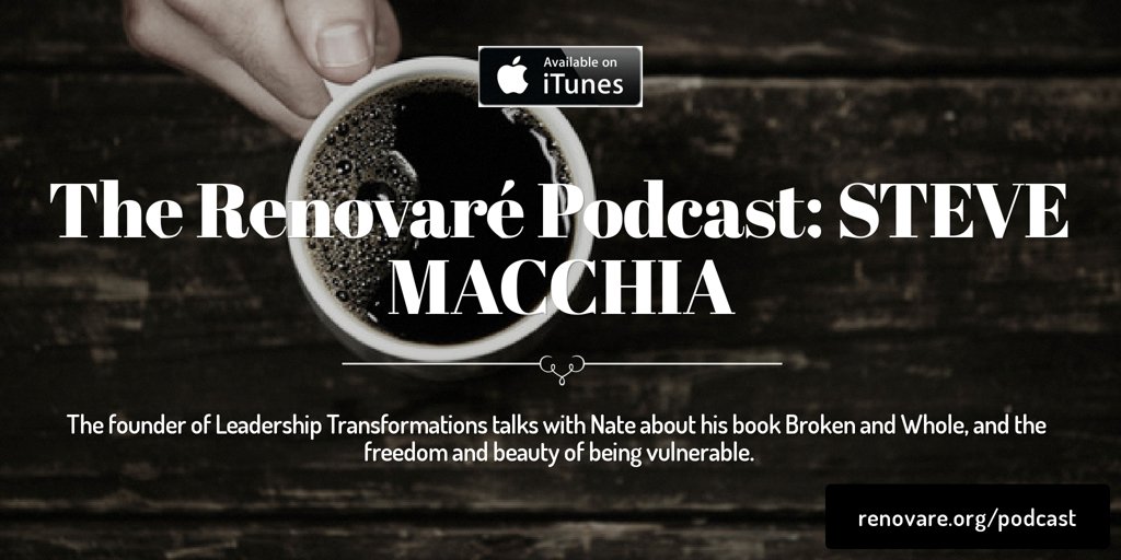 This week: Nate &amp; Steve Macchia discuss the beauty of brokenness. @n8foster@leadetrans2010 jnandj.sh/1PasmPh