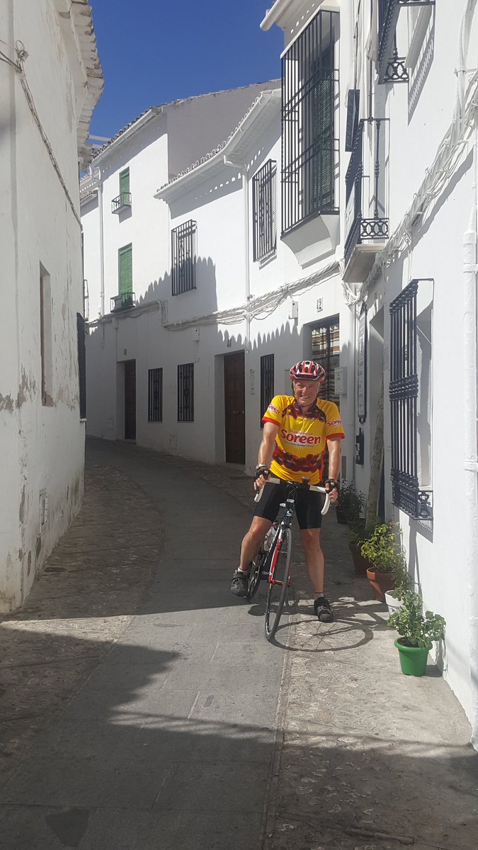 stephentarifa's tweet photo. @SaddleSkedaddle North to South Spain...3 stages of going through an Andalucian white village. https://t.co/namuYQTZPI