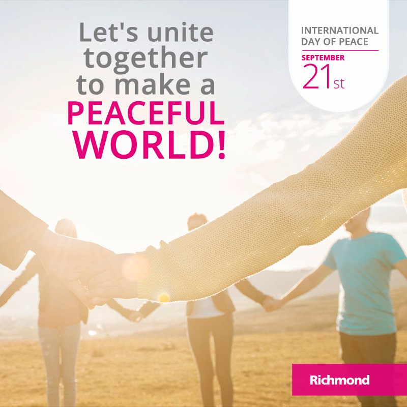 RichmondBrasil's tweet photo. #PeaceDay #RichmondBrasil https://t.co/jEfnRaN2Wf