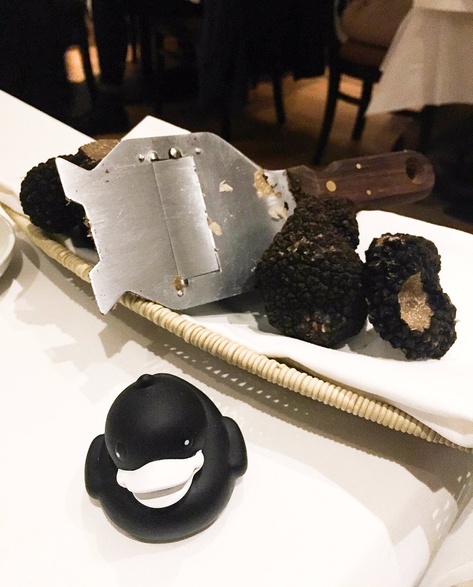 pierreleduck's tweet photo. Mingle with the truffles!just a casual dinner. #bonvivant #dinnertime #truffles #diet #getfit #seeyounexttime https://t.co/pjPs0lJnGw