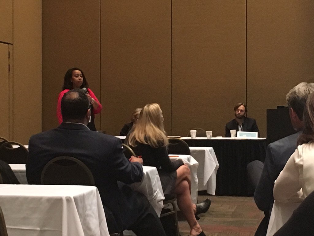 PeoplefirstP's tweet photo. Director Daphanie Swift speaking at the @StriveTogether  network convening about the #SCECEP #RiseUpc2c https://t.co/nQYvht7Uxd