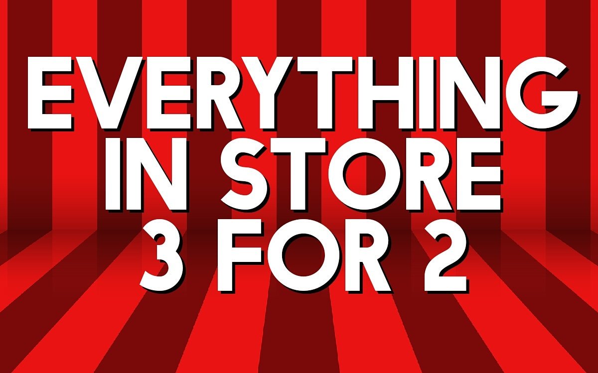 Claires_Crewe's tweet photo. NEW PROMOTION IS HERE EVERYTHING IS NOW 3 FOR 2 !!! #claires #clairescrewe #promotion  #everything #3for2 #crewe https://t.co/kmZCWMBIL0