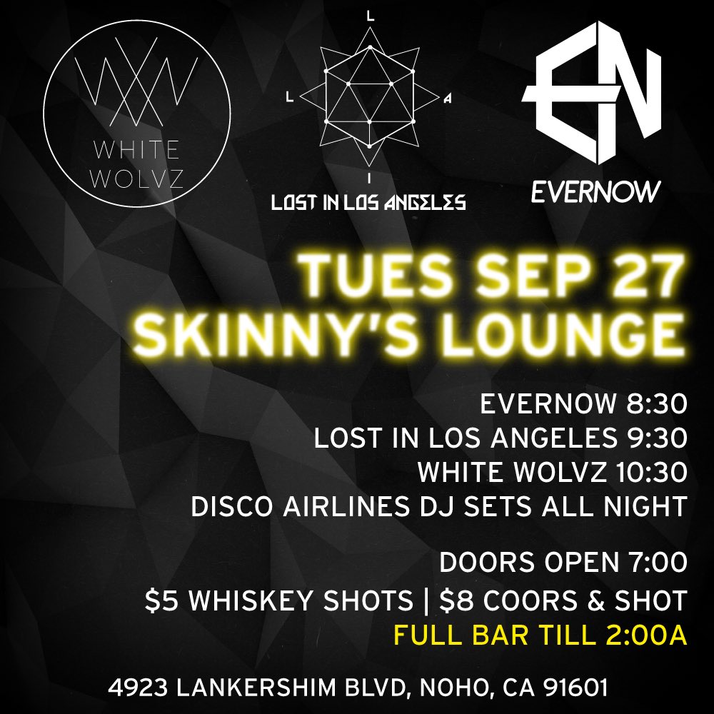 #gotoashow #livemusic #electronicmusic #freeshow #noho #lostinlosangeles #loveisfate <a href="/lilaband/">ليلى</a>