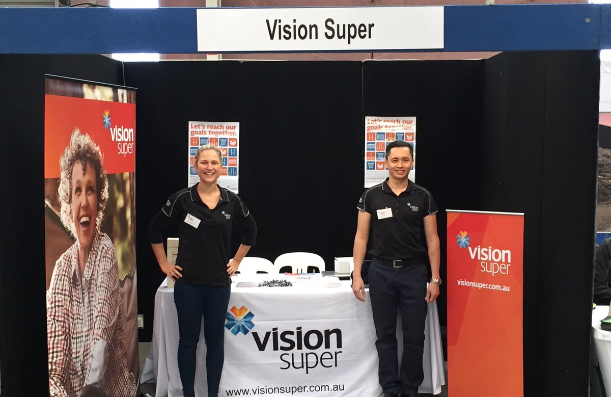 lauranfleischer's tweet photo. Good morning Bendigo #mwoaconference come say hi to us at the @VisionSuper stand #visionsuper https://t.co/bXnUqZPweK