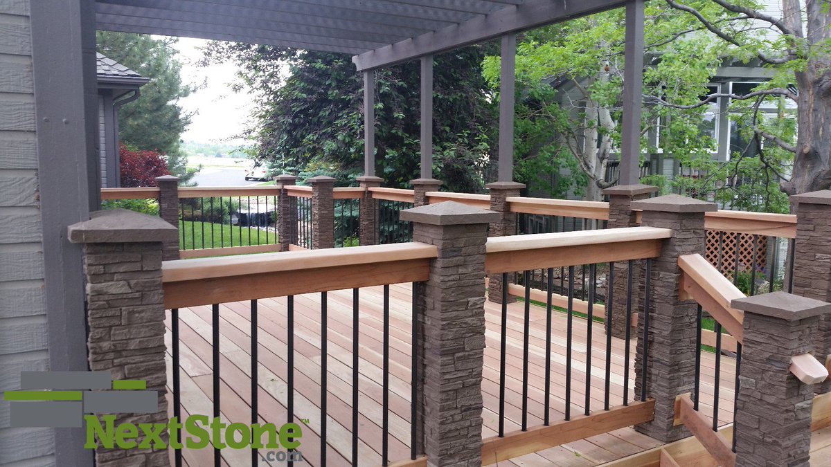 NextStone's tweet photo. Our Faux Stone products are great lightweight stone remodeling panels and posts for your deck, house, or fireplace! Follow us for ideas! https://t.co/kXvRDD3sqV