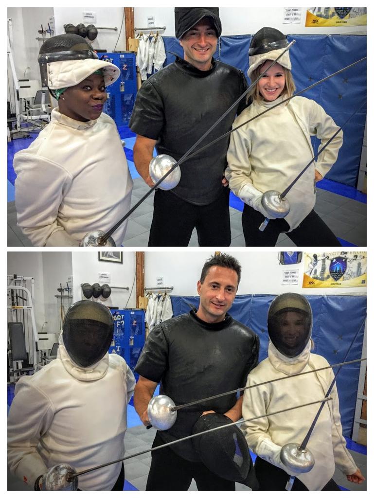 So one more thing checked off my #Bucketlist I learned the basic techniques in #fencing...Thank you Tzanko Hantov