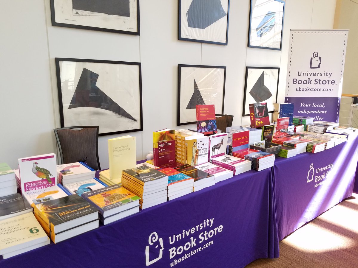 ubookstoresea's tweet photo. More C++ Books at @CppCon! Come and check out our selection!
#CppCon #CPP16 https://t.co/II53I12lH6