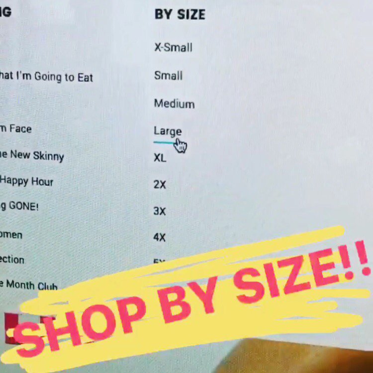 thick_to_thin's tweet photo. Um did someone say SHOP BY SIZE?! 🙅🏽😍👏🏼 — FINALLY!!! We have an awesome way for you ... https://t.co/F82C3XeAOi https://t.co/TLNJOOgbgA