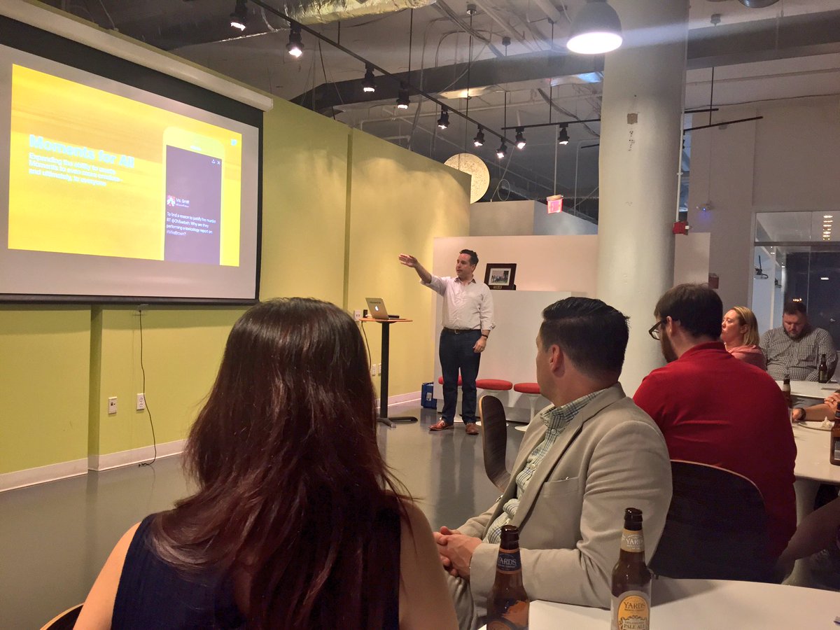 ChristinaCass_'s tweet photo. It's cool if I say how stoked I am to be at @smcphilly's @twitter session at @Digitas_Health rn, right? #trynabecool https://t.co/GQm6rB9gPI