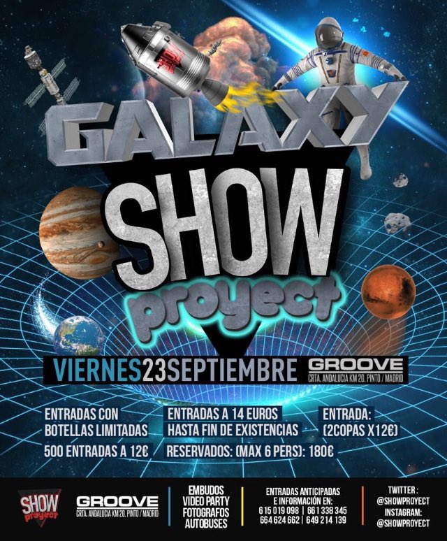 xatisfamily's tweet photo. ENTRADAS PROYECT!!!! ➡️ @CeliaGarcia1209 #GalaxyShowProyect https://t.co/8801vxuLSA