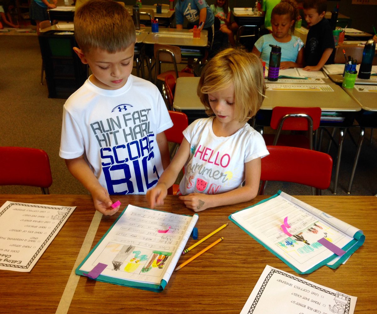 MrsPituch_SES's tweet photo. Not only can we edit our own story, but we edited our writing buddy's story too! #learningthewritingprocess #growingeachday #collaboration https://t.co/3H2HvoRMMN