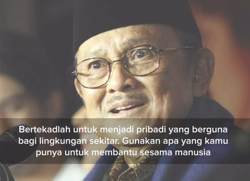 SIPBanjarnegara's tweet photo. Inspirasi pagi dari Pak Habibie,.... #SalamInspirasi https://t.co/AlvyS5ft4s