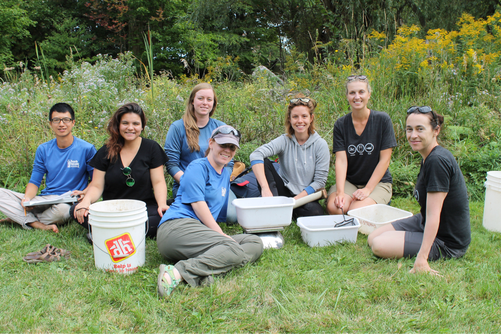 LOWaterkeeper's tweet photo. Big BIG thank you to @OntarioStreams @lisaerdle for taking us on their #Atlanticsalmon survey on #HumberRiver! We LOVED it! #swimdrinkfish https://t.co/CTiuYRL3Iz