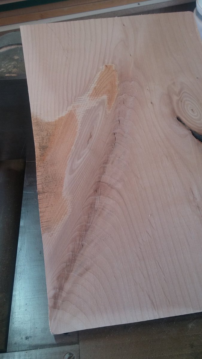 TSIGMike's tweet photo. Listening to the latest @woodtalkshow and thought of @MattCremona when I cut this off #mattlovescrotch #fromona https://t.co/UHGNn1orDu