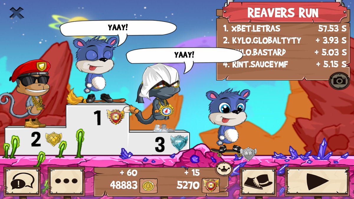 ELLETRAS1's tweet photo. Want to catch an L? #funrun2 #Globaltyty #Bastard #sauceymf https://t.co/4qPv9L5PyS