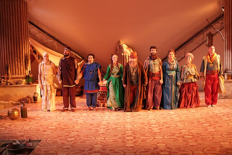 bardonthebeach's tweet photo. The #Bard2016 Pericles company will take their final bow at tonight's closing. Congratulations on such an incredible run! https://t.co/vj6T3hzVV3