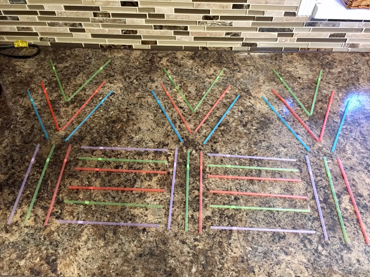 TEPdanielle's tweet photo. This was so fun 👌🏼 #tepnumtalk #tepamath #colorfulstraws #mathmanipulatives https://t.co/LjLTmfRzuW