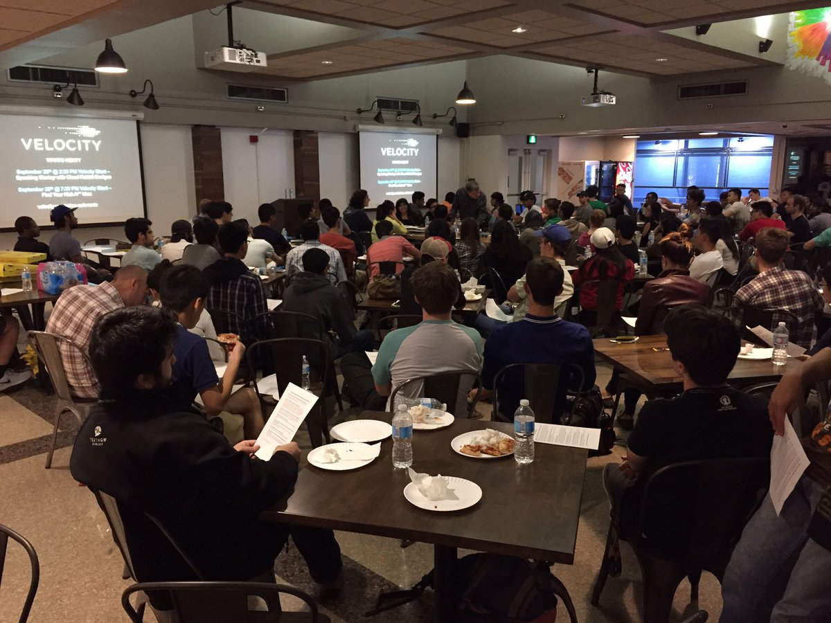 phileverson's tweet photo. Another full house at #VelocityStart tonight for the first workshop of the fall term! https://t.co/3HvuZMGl6F