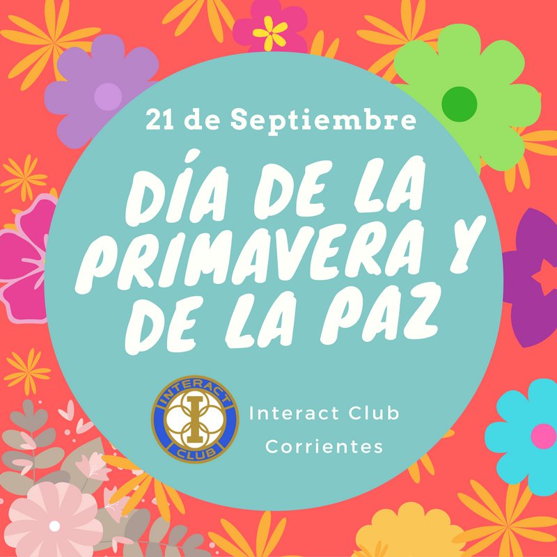 InteractC2016's tweet image. ¡Feliz día de la Primavera y la Paz!