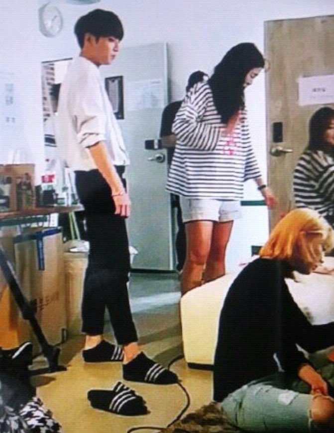 Jimin and Jungkook filming 