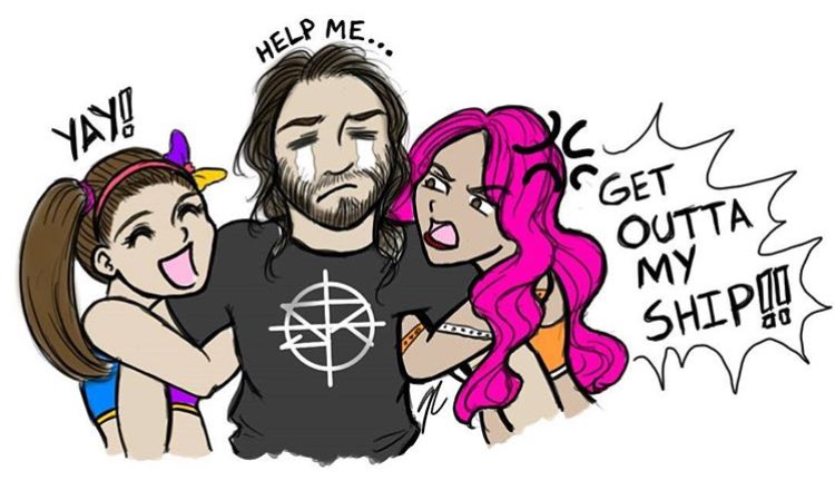 MercedesVarnado's tweet photo. Dude I'm way cooler! @WWERollins bye @itsBayleyWWE https://t.co/gIdjOmeBrO