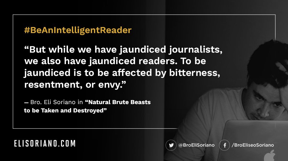 Kapatweets_Intl's tweet photo. “But while we have jaundiced journalists, we also have jaundiced readers."
READ: https://t.co/frVRhxUqho
#BeAnIntelligentReader https://t.co/21x1g2JAXk