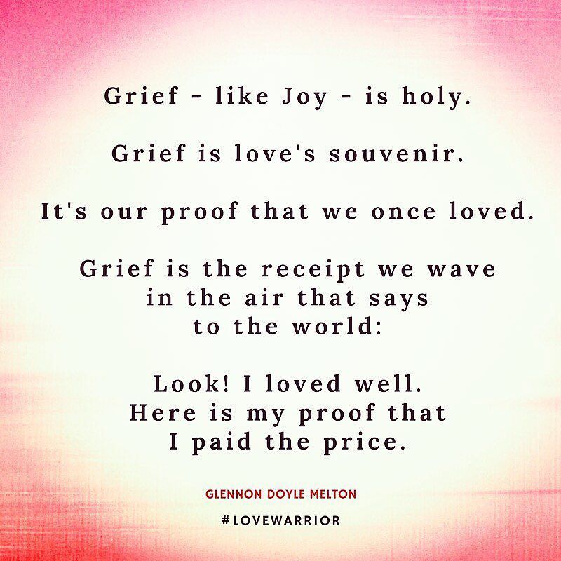 GlennonDoyle's tweet photo. When her pain is fresh and new, let her have it. Don't try to take it away. Forgive yourse… https://t.co/SJoDLfxvDK https://t.co/b5yHzyd4Si