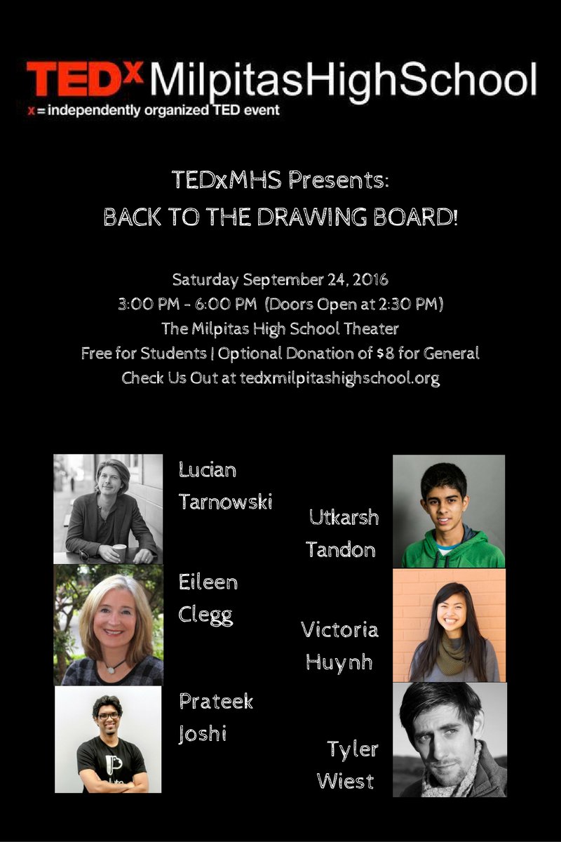 TEDxMHS's tweet photo. Join TEDxMHS in our first conference for the 2016-2017 year! Get more information @ https://t.co/JdZd6BtlT9 ! #tedx https://t.co/9Yn9NyYVpY