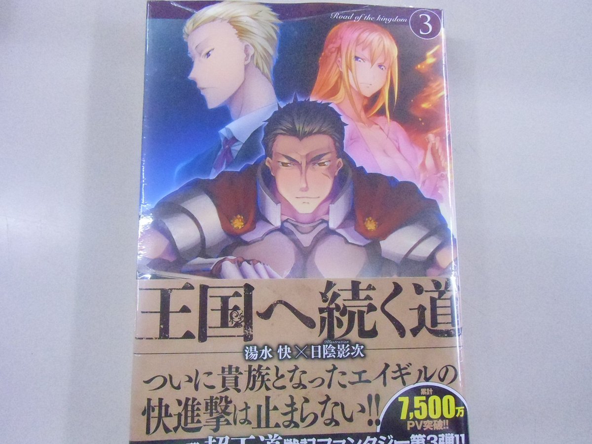 岩瀬書店 בטוויטר 岩瀬書店八木田店です ホビージャパン様より 王国へ続く道3巻入荷致しました ついに貴族となったエイギルの快進撃は止まらない 超王道戦記ファンタジー最新刊 ぜひご覧ください