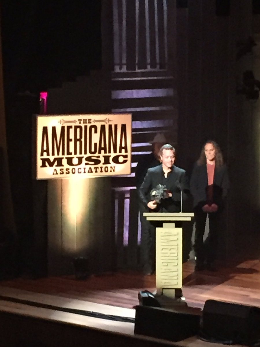 The award for 2016 Song of the Year goes to @JasonIsbell for "24 Frames"! #AmericanaFest