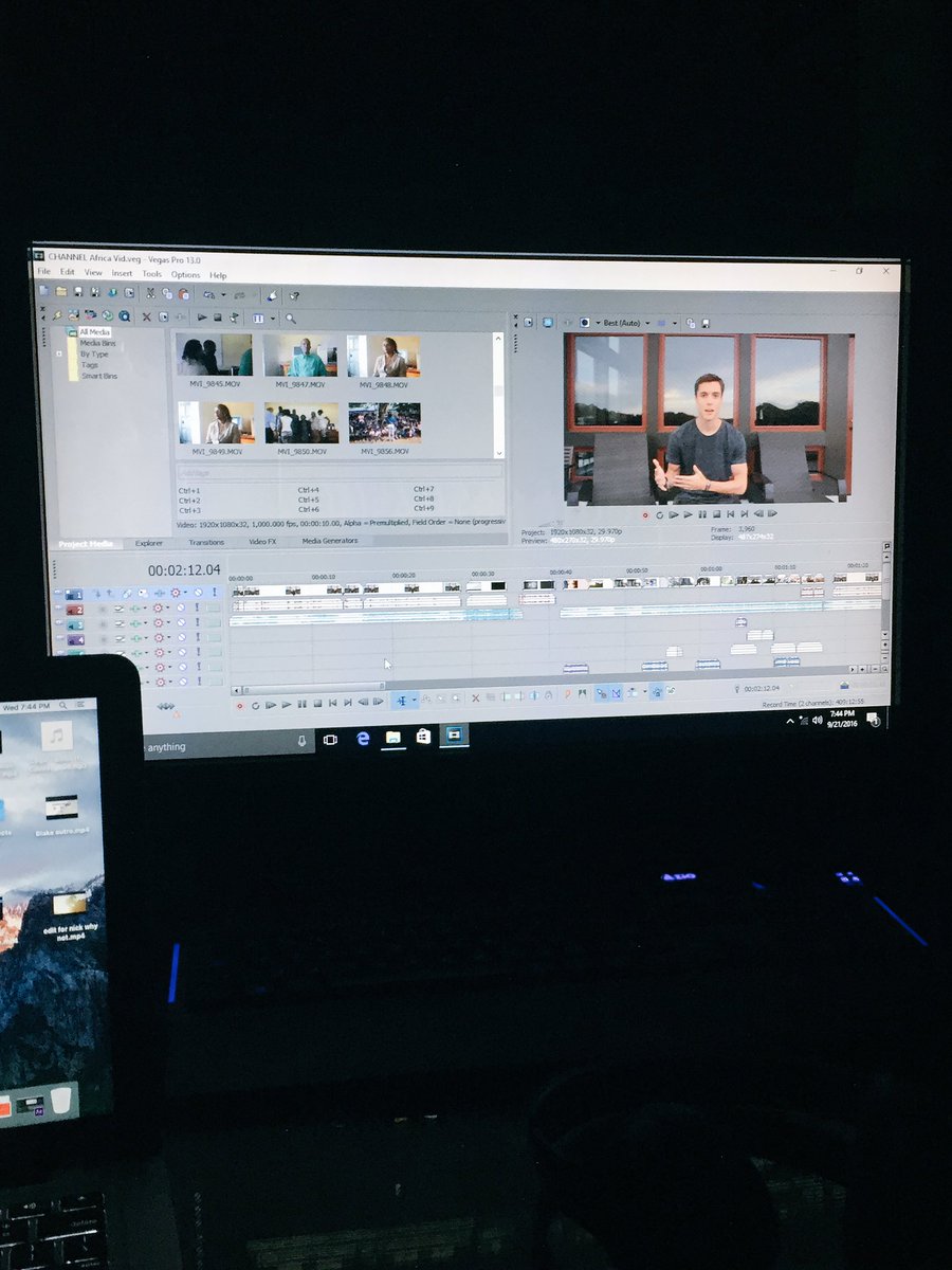 BlakeACurry's tweet photo. At work editing my Africa experience video. WILL BE UP ON THE CHANNEL SATURDAY MORNING ππΌ :) #TeamInfantry https://t.co/Vvz5PPbaRr