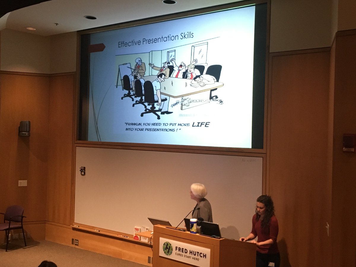 SeattleAWIS's tweet photo. @fredhutch Our Co-chair of programming @KsMo0607 giving an intro to #SeattleAWIS & our speaker @CaroleScandella https://t.co/FUil7aBEu5