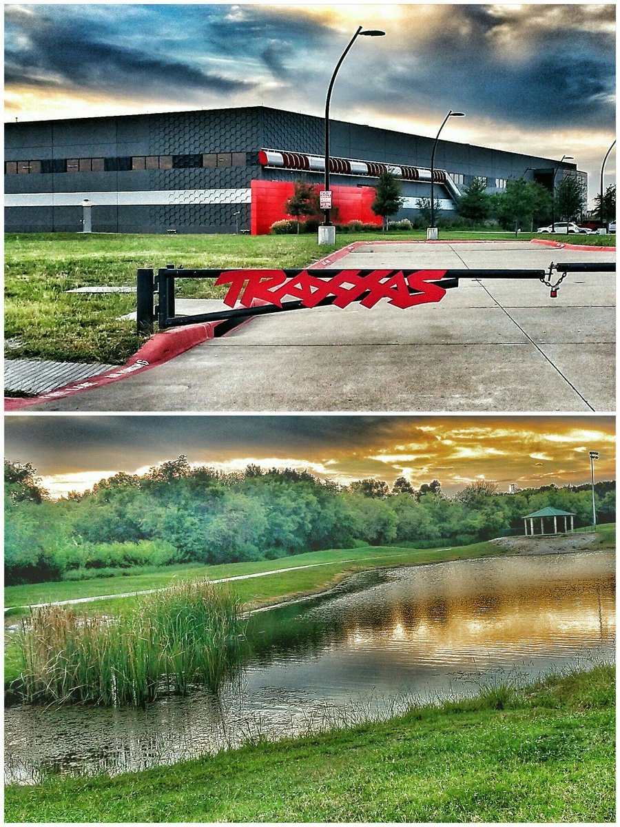 TopJimmy13's tweet photo. This spot look familiar @RomanAtwood? The building says @Traxxas but I call it Heaven! Damron is the man! https://t.co/h6aFwWbf3A