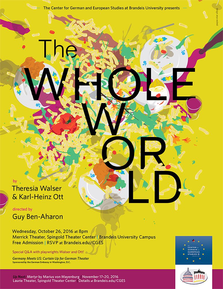 gbenaharon's tweet photo. Coming up in a month @BrandeisU! A hilarious combo of Beckett and Albee by the genius German playwright duo Walser/Ott. 9/26 @ 8pm. https://t.co/ZV6jRGGIb2