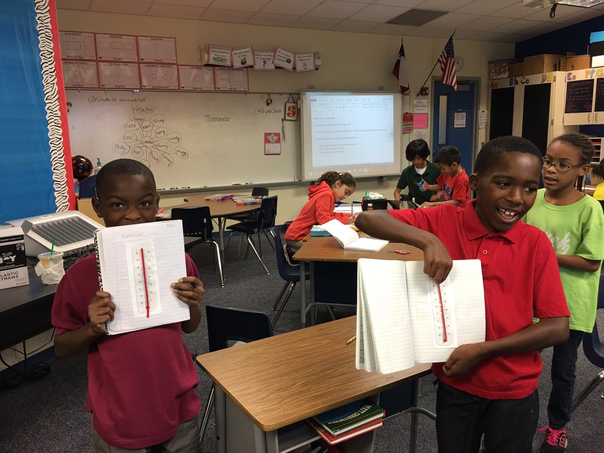 Computers and thermometers.  It's what we did today!