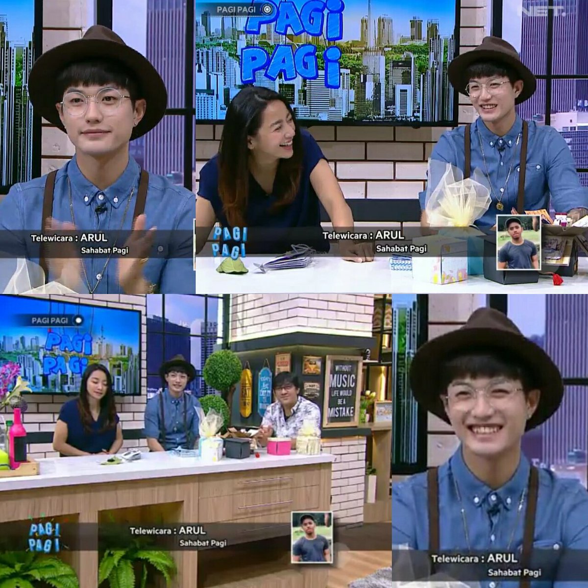 trisnigantara's tweet photo. Oppa jawab " Pake bedak aja yg tebal" hahahaha 😂😂😂😂 @PagiPagi_NET #LEEatPagiPagiNET https://t.co/AqH4UKbBVR