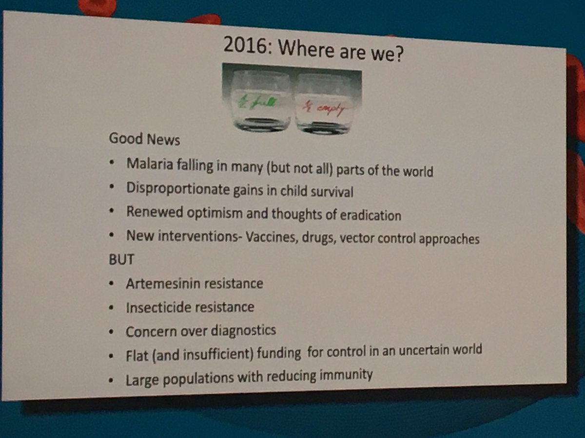 Marsh: state of #malaria in 2016. Wins and challenges. Nice summary. #ICTMM2016