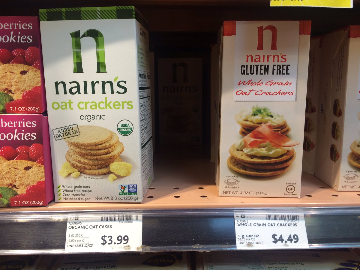 gf_traveller's tweet photo. 250g for $4 or 114g for $4.50. Guess which is the #glutenfree one. Sooo much more expensive ! #nochoiceforme https://t.co/NXnMi74CN0