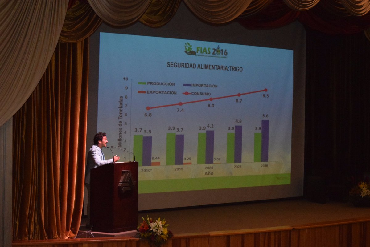 FIAS2017's tweet photo. En el @FIAS2016 participación del Dr. Sergio de los Santos, "Inoculantes Microbacterianos como Alternativa  Sostenible para la Agricultura". https://t.co/RXWAQBEF7b