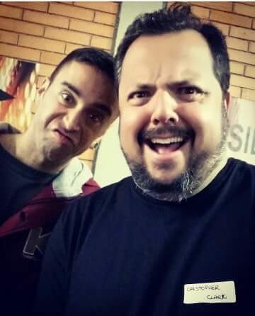 clarkvoz's tweet photo. Esse dia foi foda. Eu e Dudu no backstage. Pouquinho antes de subir ao palco. #XFactorBR https://t.co/K5xxNYkqbo