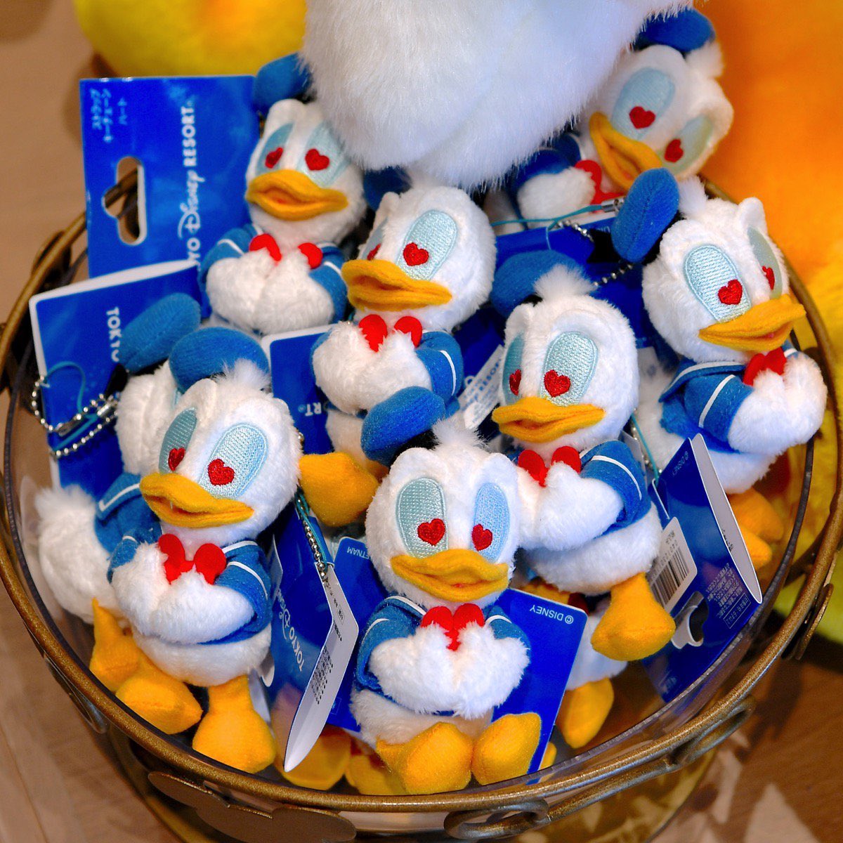 5種類の表情がかわいい☆ 東京ディズニーリゾート・ドナルドぬいぐるみ