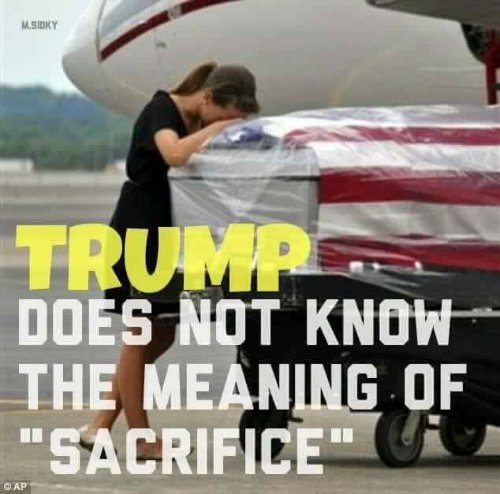chiefplan1's tweet photo. #WhatMakesMeAngry
Delusional Donnie's UnAmerican lies to Vets & not having a clue about what sacrifice really means https://t.co/jnjYVv1clF