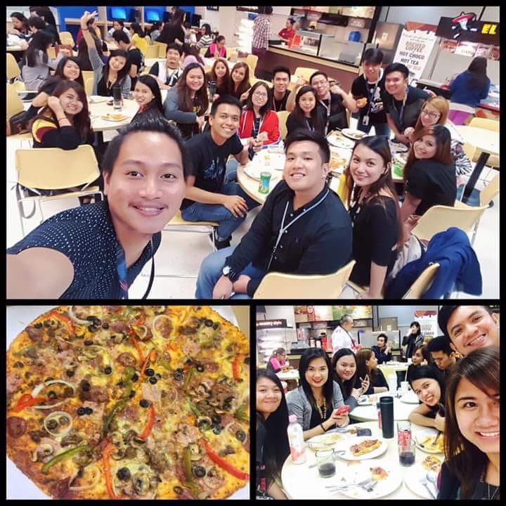 MakatiExcalibur's tweet photo. Our New Hire coaches enjoying our #PizzaFriday as part of our #iTreat for the #iConicLaunch for our #G5ServiceChat Champs!ππ± https://t.co/KZ1qnnUzi8