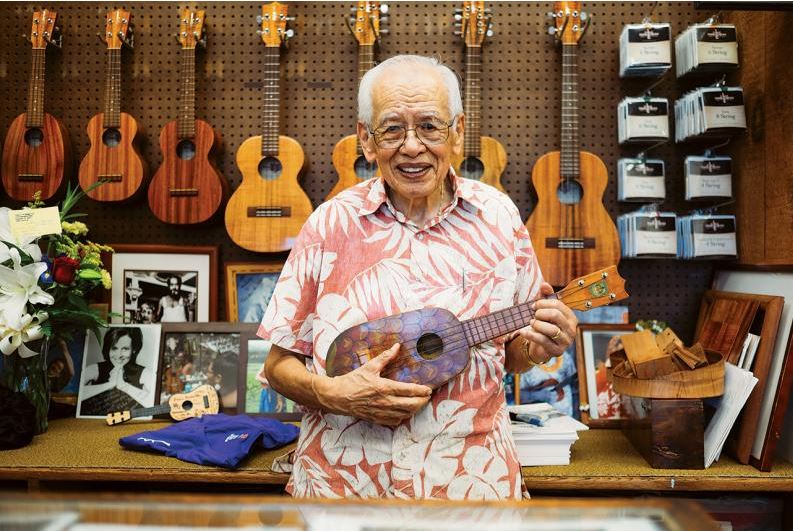 AARPHawaii's tweet photo. Congrats to @KamakaHawaii on 100 years of passion for ukes. Inspiring! https://t.co/ChMIjEDfdK (via @HAWAIIMagazine) https://t.co/lS15QjL1on