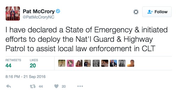 BuzzFeedNews's tweet photo. BREAKING: The governor has declared a state of emergency in North Carolina https://t.co/AVnexMZX7h