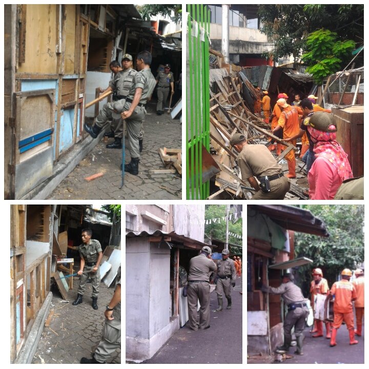 ibrabajuri's tweet photo. Penertiban bangunan liar di atas saluran jl pos utara 2 gang poseng Rt 04/01 kel pasar baru @PolPPJakPus @JupanROYTER @basuki_btp https://t.co/R9CcVgVvfK